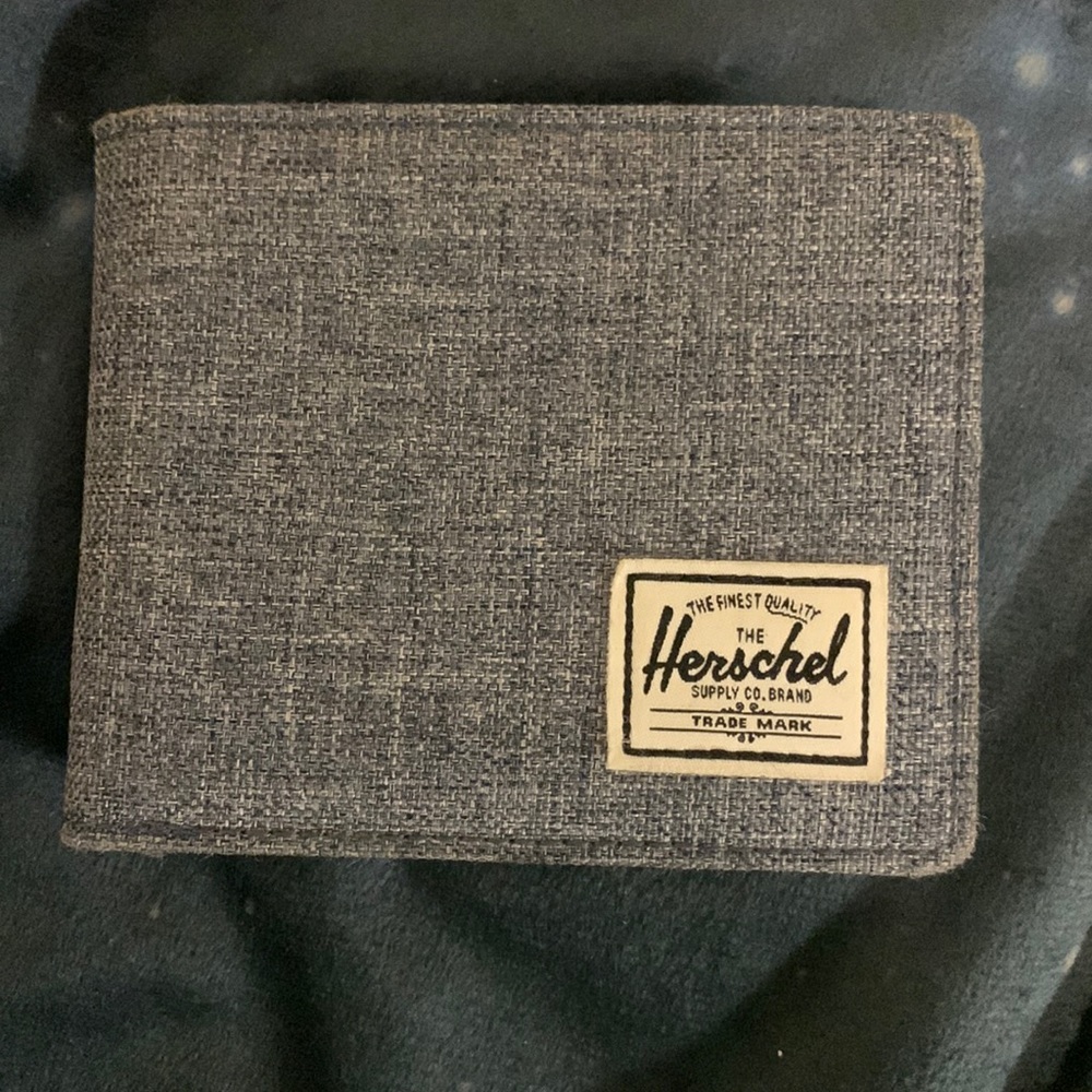 blue wallet